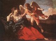 LANFRANCO, Giovanni Hagar in the Wilderness g oil painting